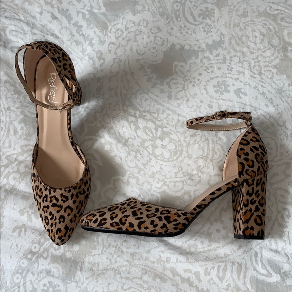 Cheetah print heels
